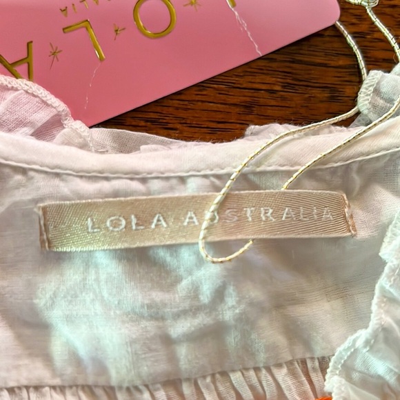 NWT LOLA AUSTRALIA Women's Embroidered Tunic Blouse SZ S - Picture 5 of 8